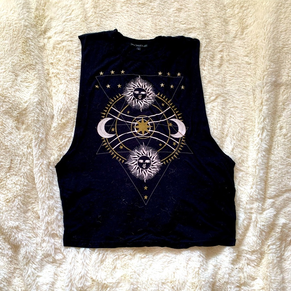 Urban Outfitters Black Muscle Tank